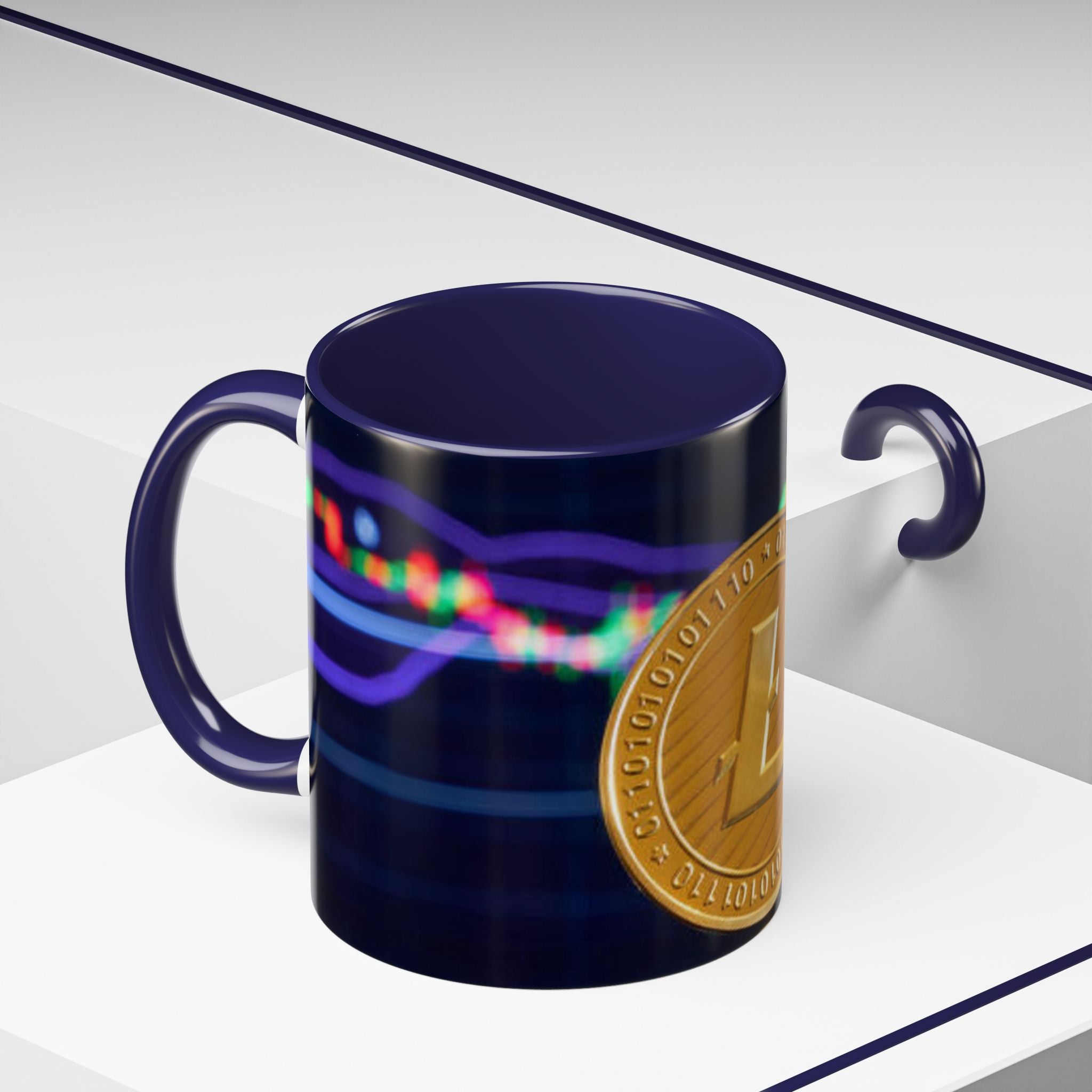Litecoin Crypto Coin mug | Accent Coffee Mug