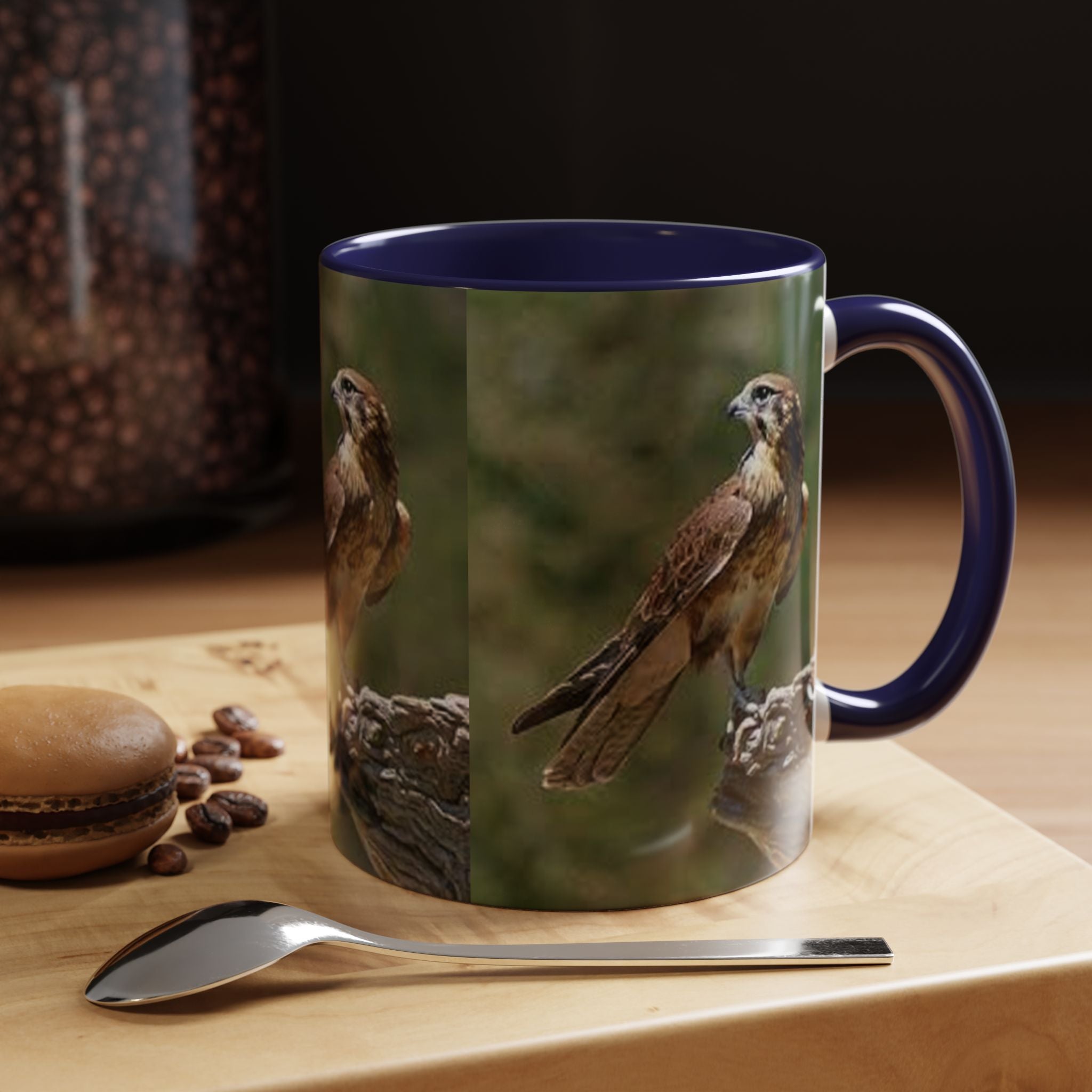 Kestrel Falcon Photo Mug | Accent Coffee Mug 11oz 15oz