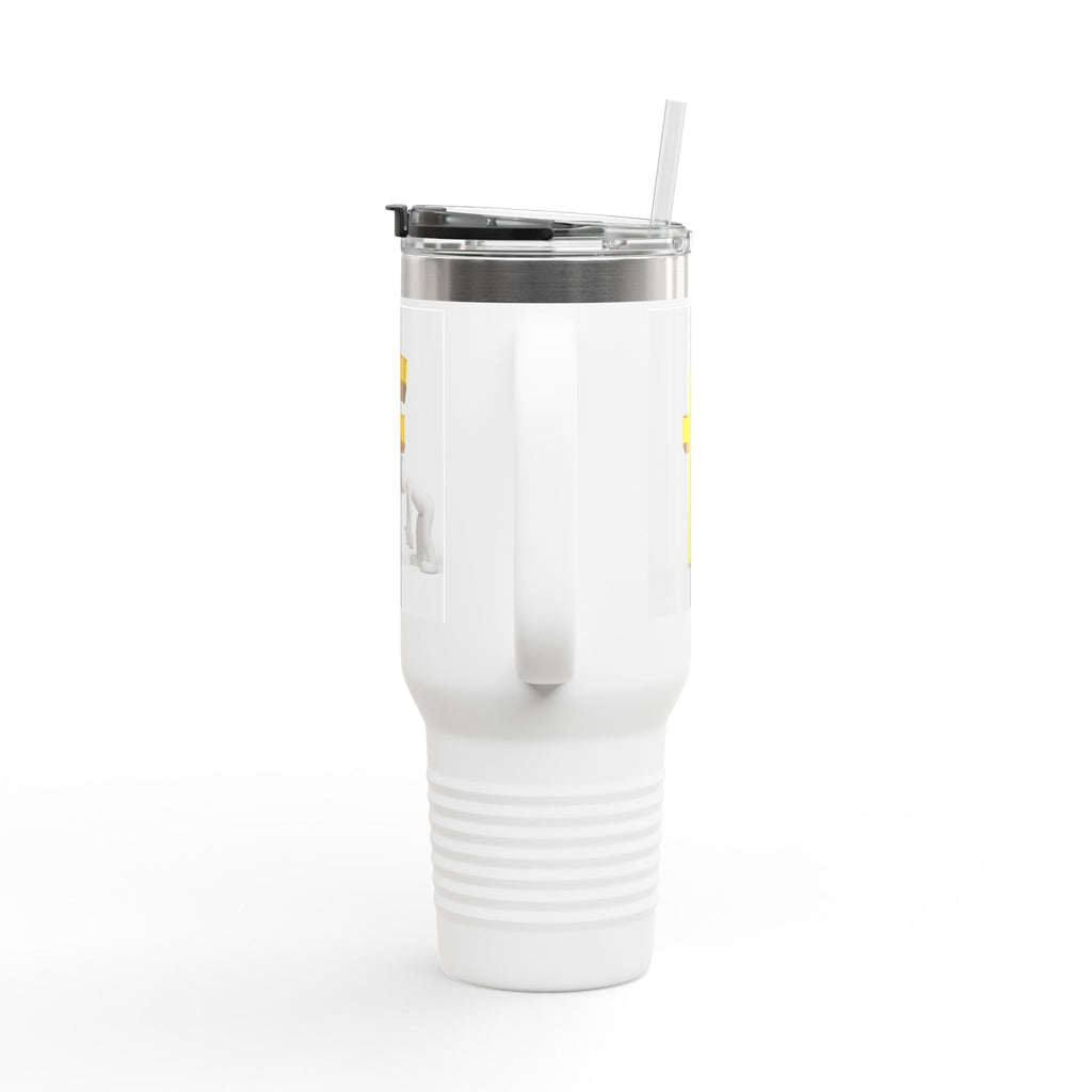 3D Letter F Graphic Travel Mug | 40oz Insulated Tumbler