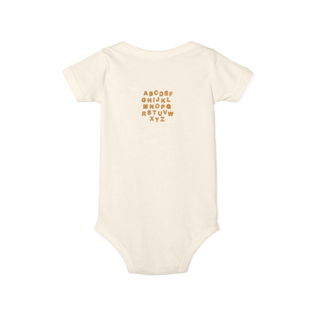 Handwritten Alphabet Infant Onesie | Baby Bodysuit