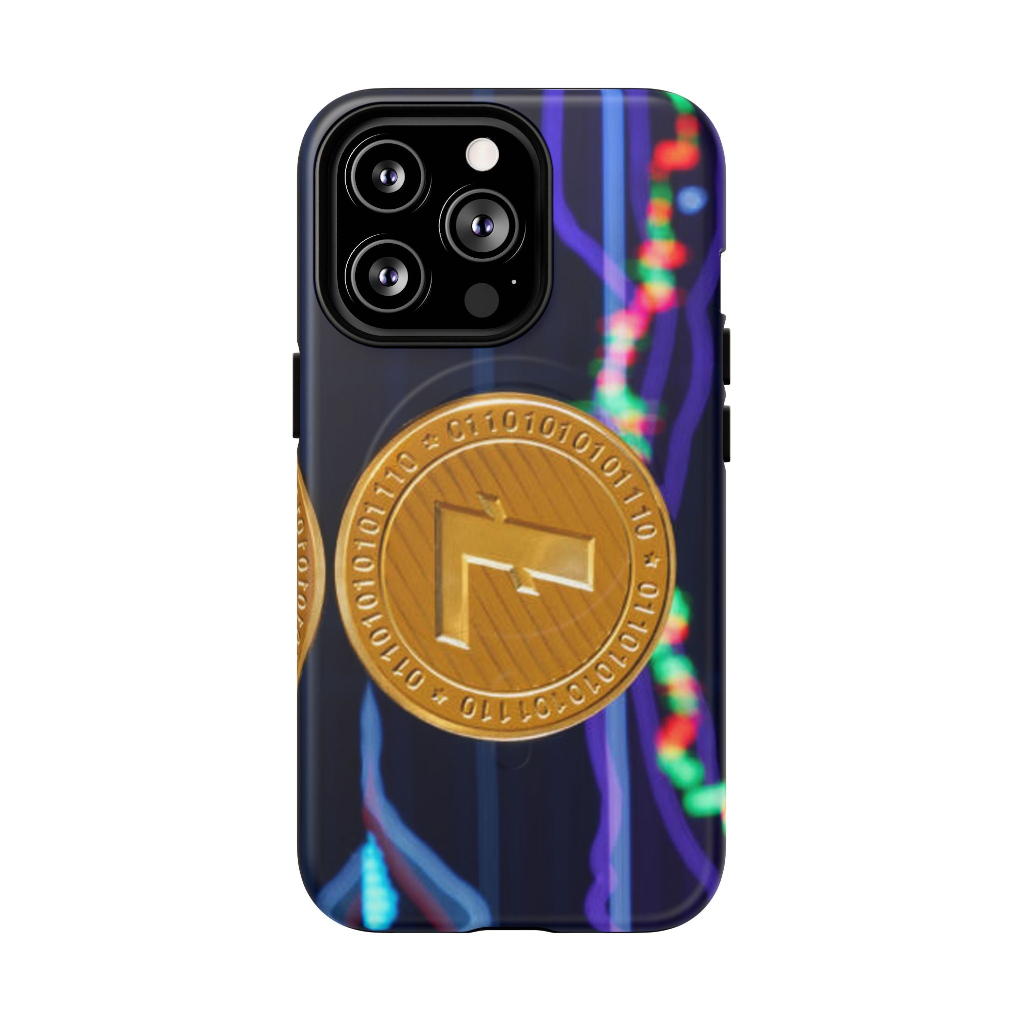 Coque de téléphone Litecoin Crypto Coin | Coque magnétique résistante, design Blockchain