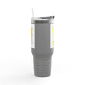 Yellow Letter Y Monogram Travel Mug | 40oz Insulated Tumbler