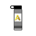 Gold Letter A Monogram Water Bottle | 20oz