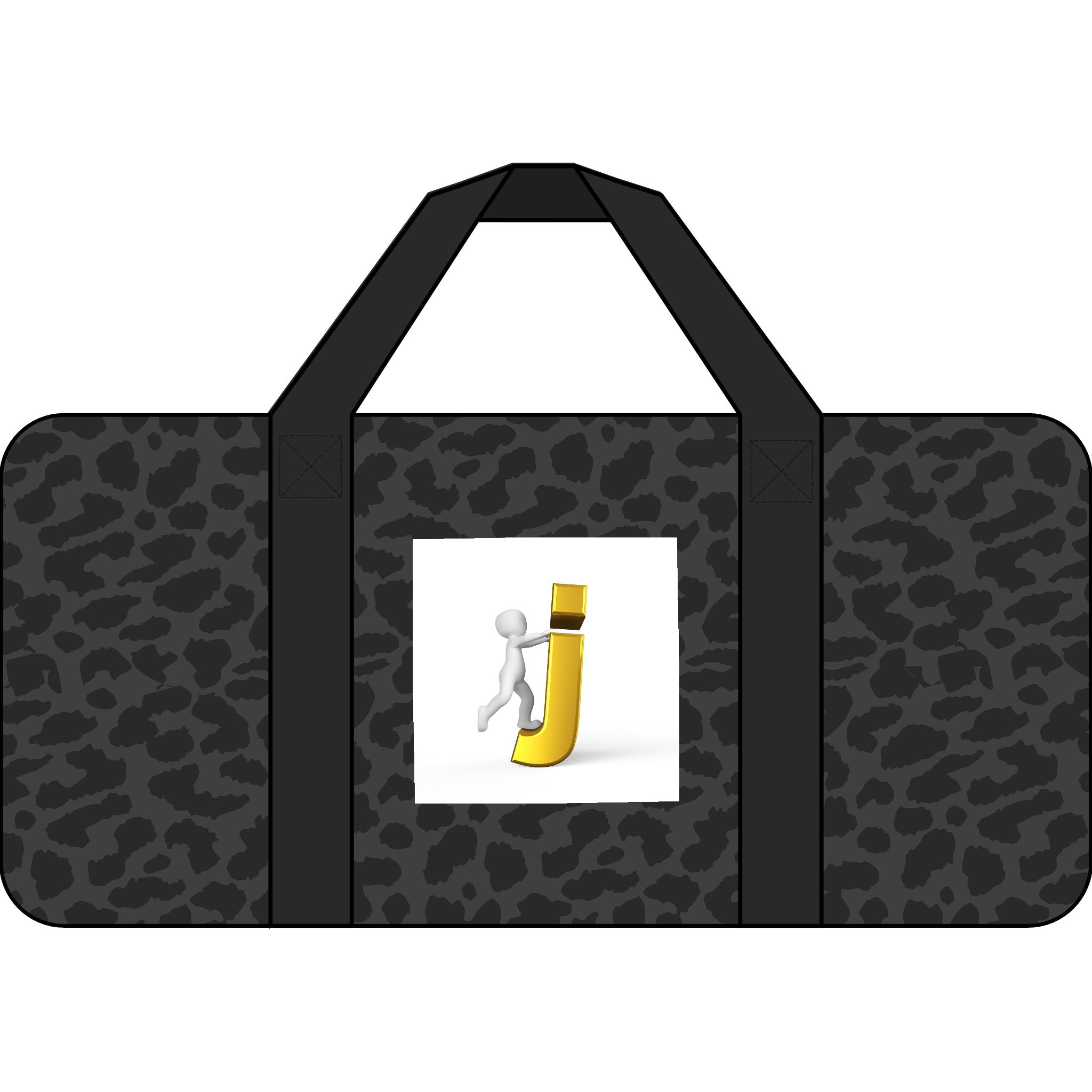 Sac de voyage Tripper Illustration Runner Lettre J 3D