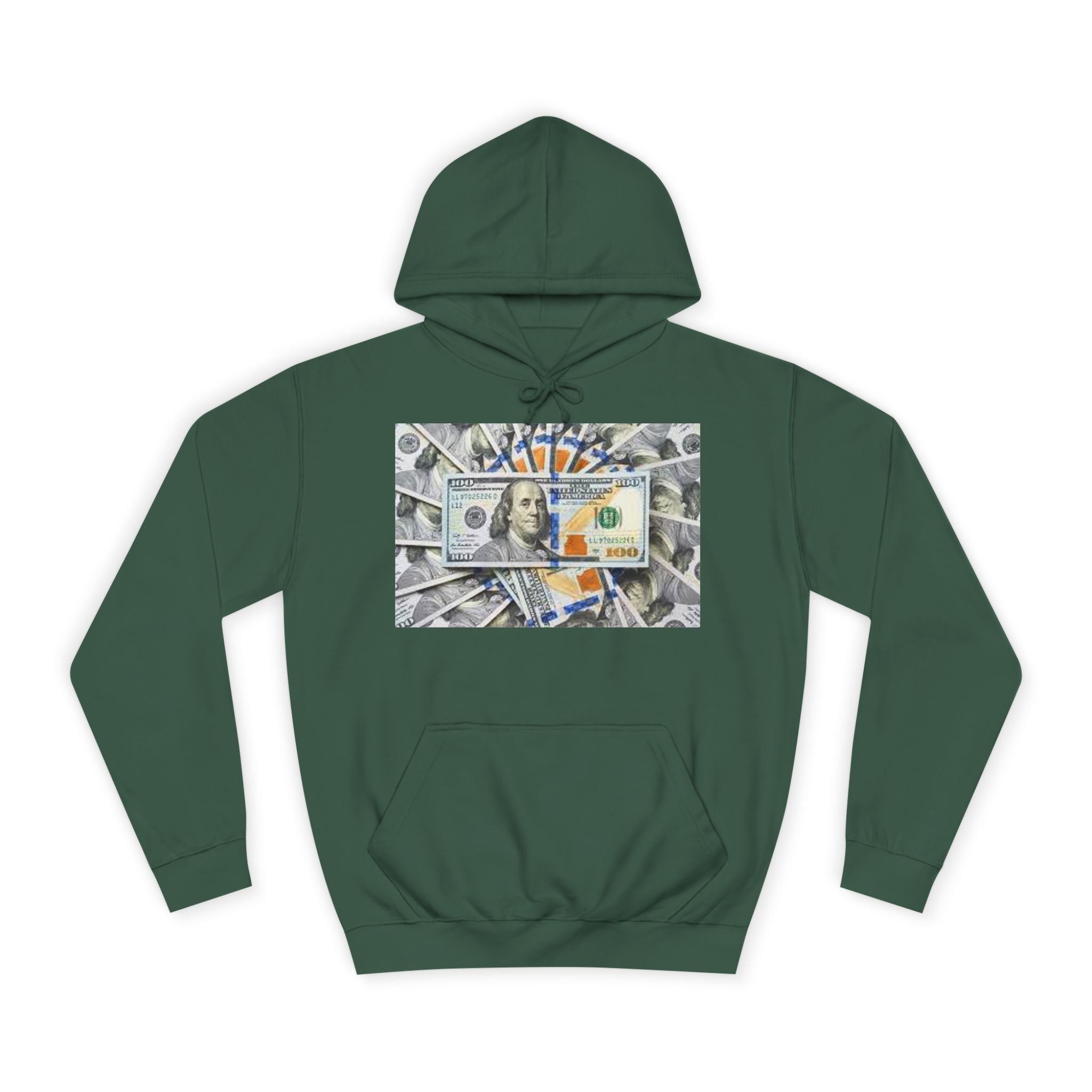 Hundred Dollar Bill Hoodie | Money Graphic Sweatshirt
