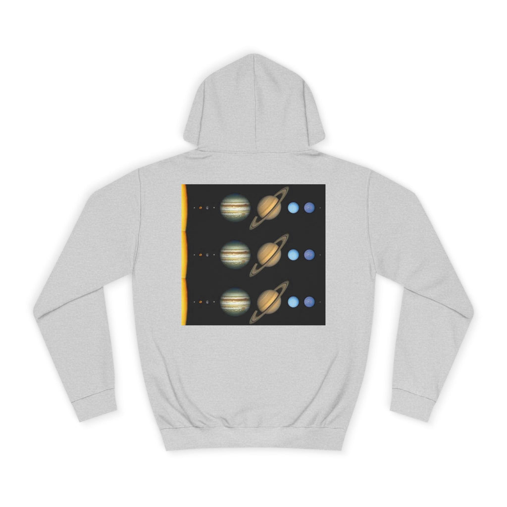 Solar System Planets Hoodie | Saturn Jupiter Earth Mars Nebula Design