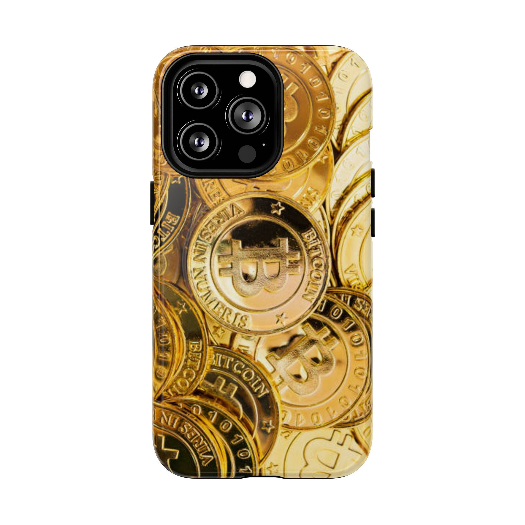 Coque de Téléphone Bitcoin Or | Coque Magnétique Robuste