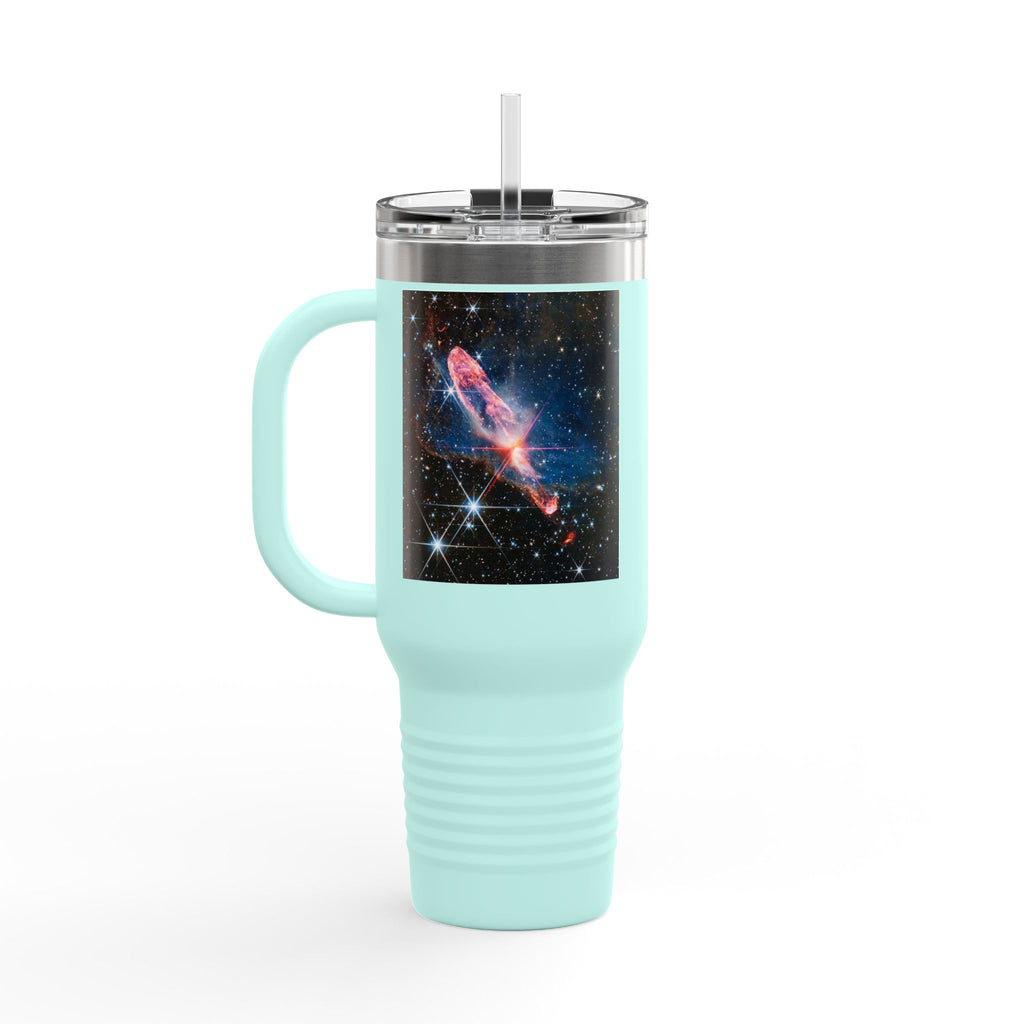 Cosmic Nebula with Stars 40oz Travel Mug | Space Galaxy Insulated Tumbler