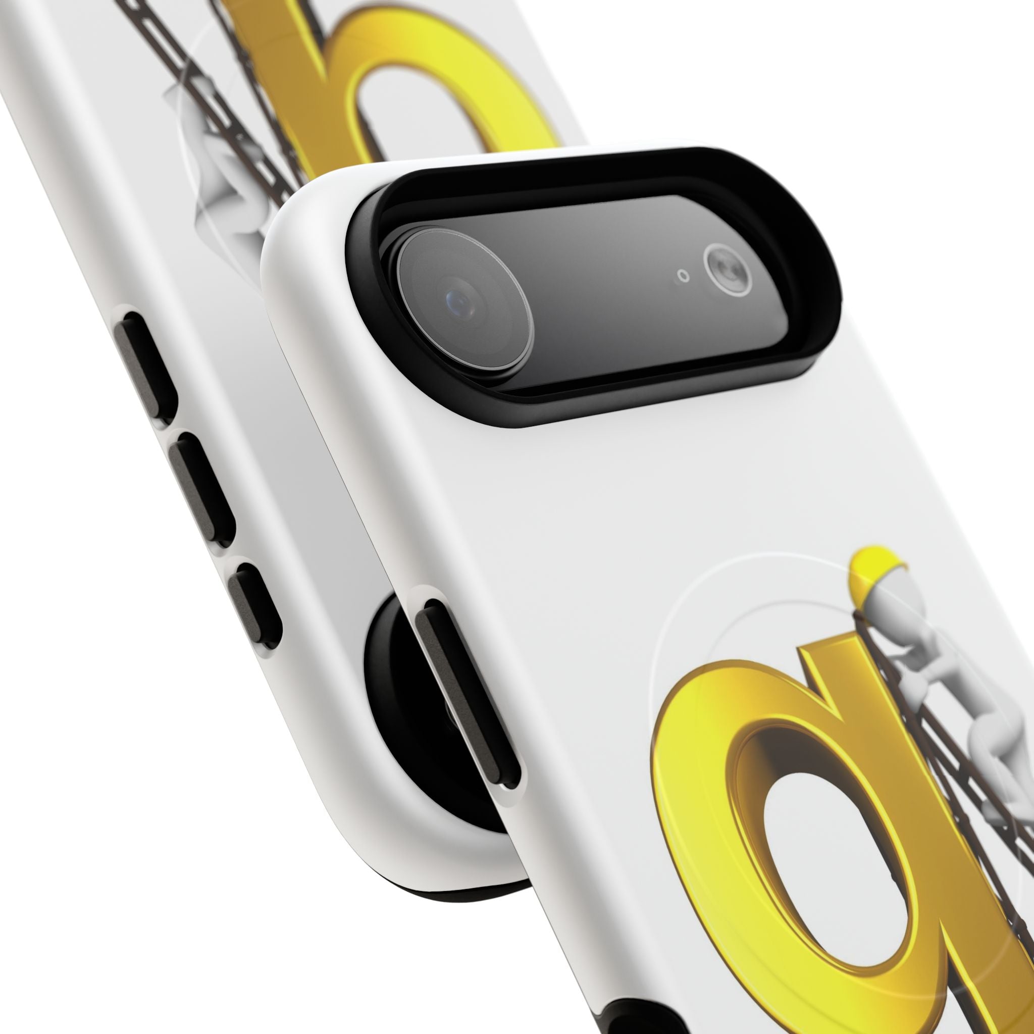 Golden Letter G Construction phone case | Magnetic Tough Case