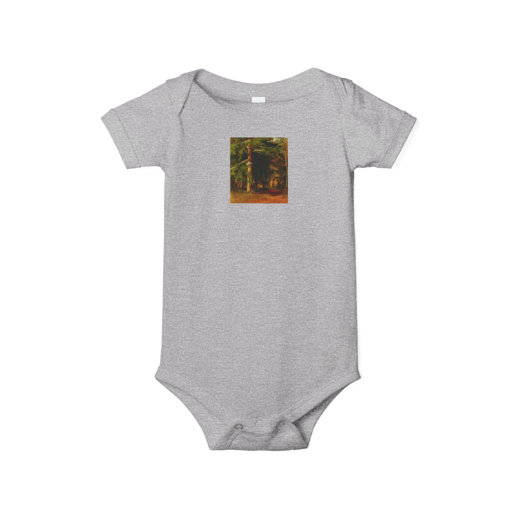 Woodland Forest Illustration Infant Onesie | Baby Bodysuit