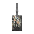 Stacked Cash luggage tag | money print rectangle travel accessory