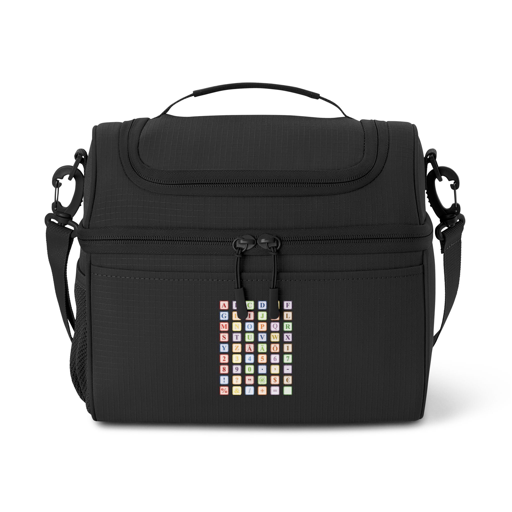 Colourful Alphabet Cooler Bag | Insulated Lunch Tote