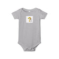 Gold Question Mark Design Infant Onesie | Curious Baby Bodysuit