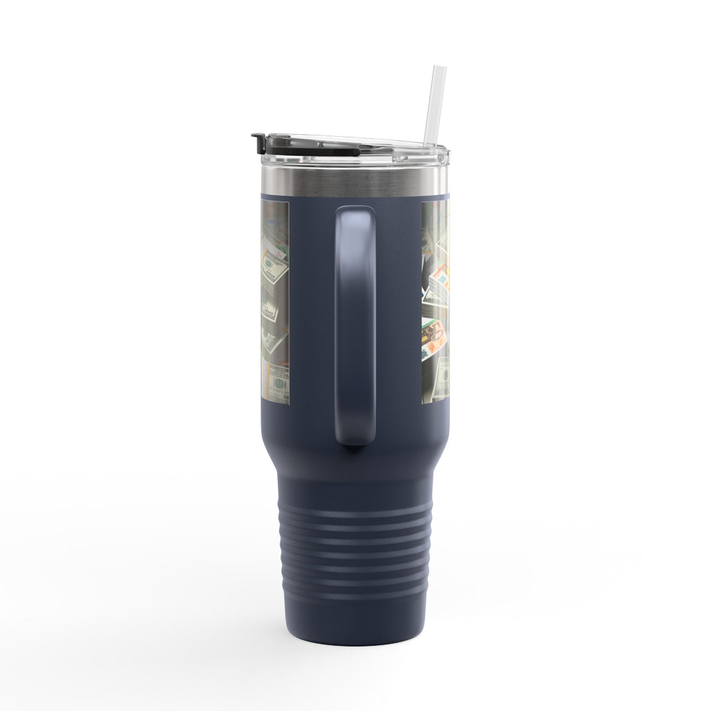 Stacked Cash Money design Insulated Travel Mug | 40oz