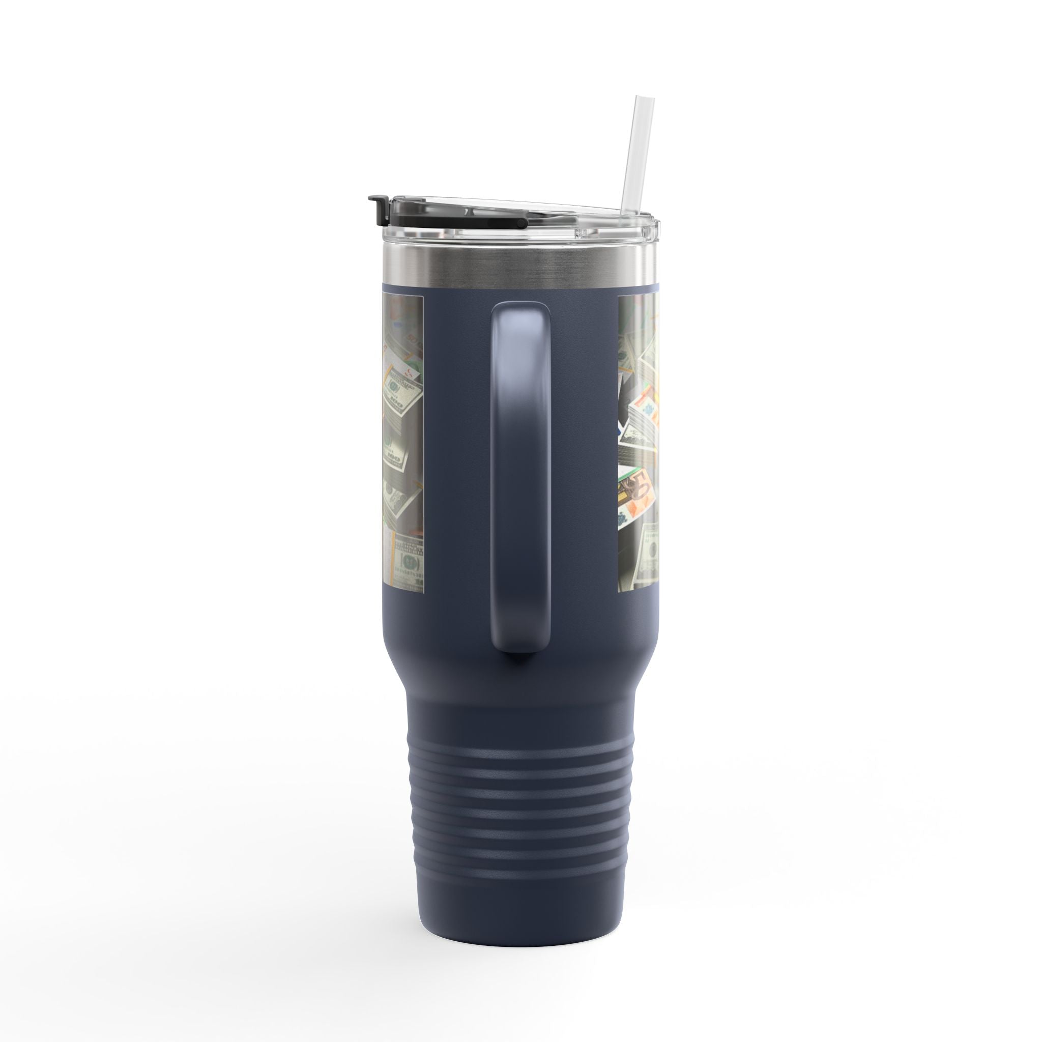 Stacked Cash Money design Insulated Travel Mug | 40oz