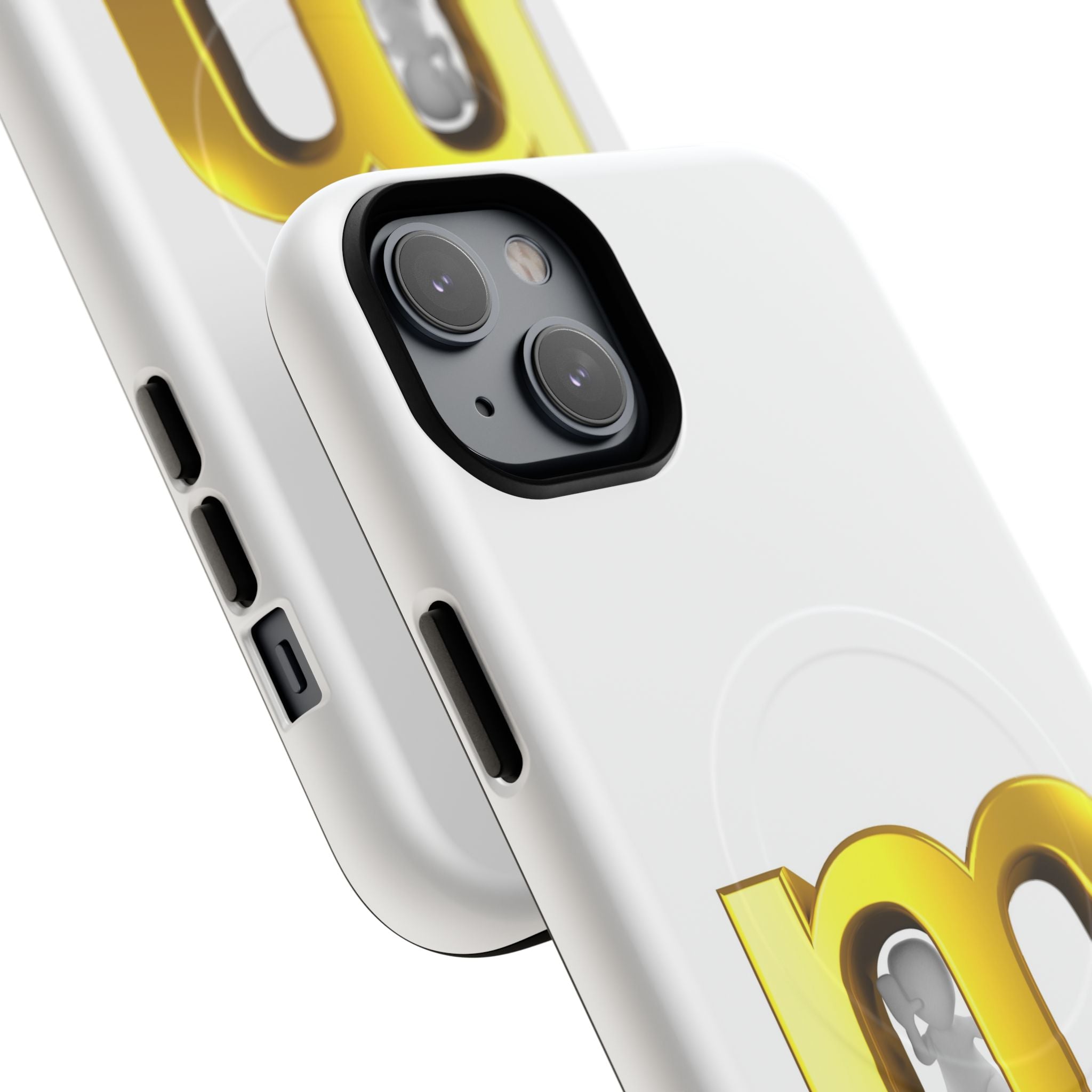 Gold Letter M phone case | Magnetic Tough Case, Monogram Initial