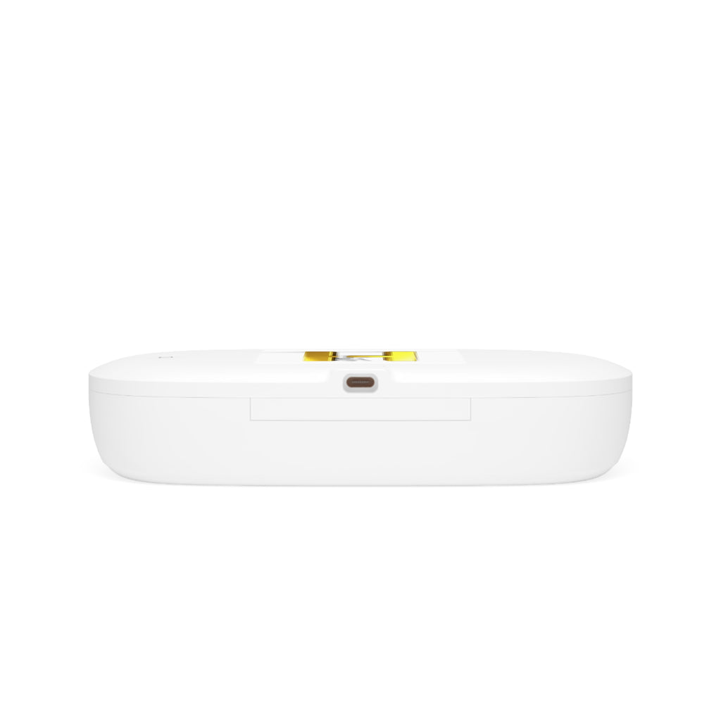 Gold Letter H Monogram UV Phone Sanitizer and Wireless Charging Pad | Monogram Tech Accessory