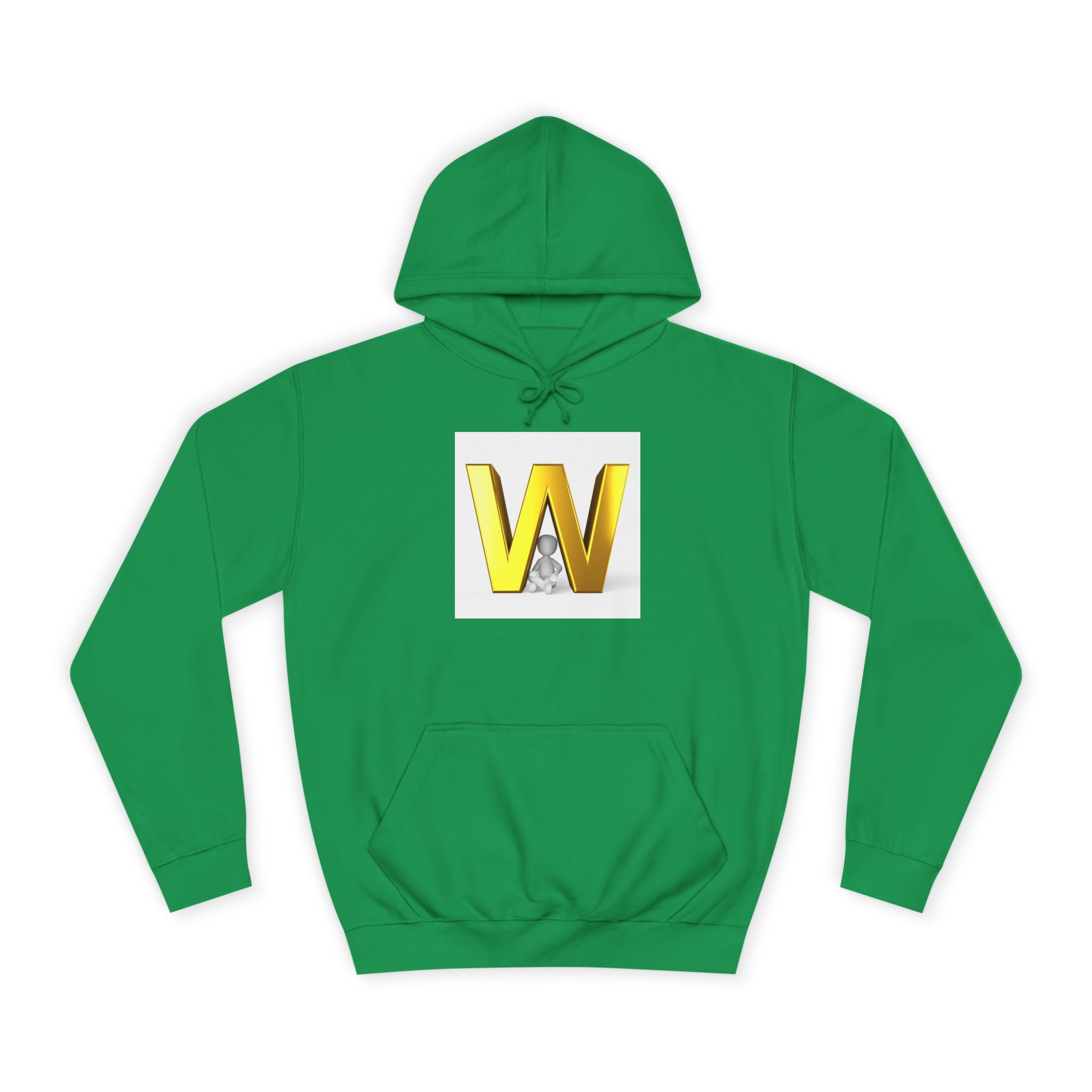 Sweat à capuche lettre W 3D dorée | Sweat initial monogramme