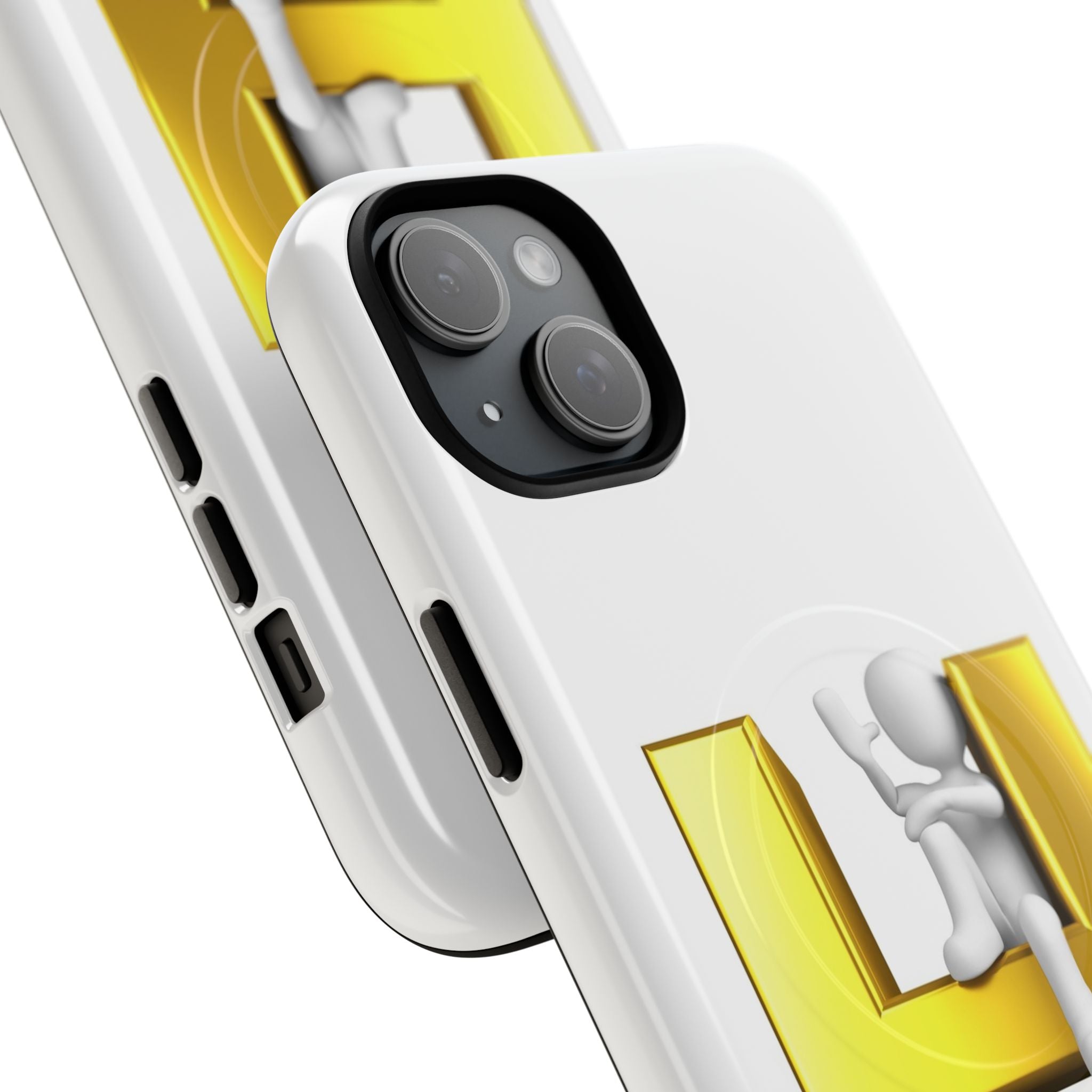 Gold Letter H Climber Phone Case | Tough Magnetic Case
