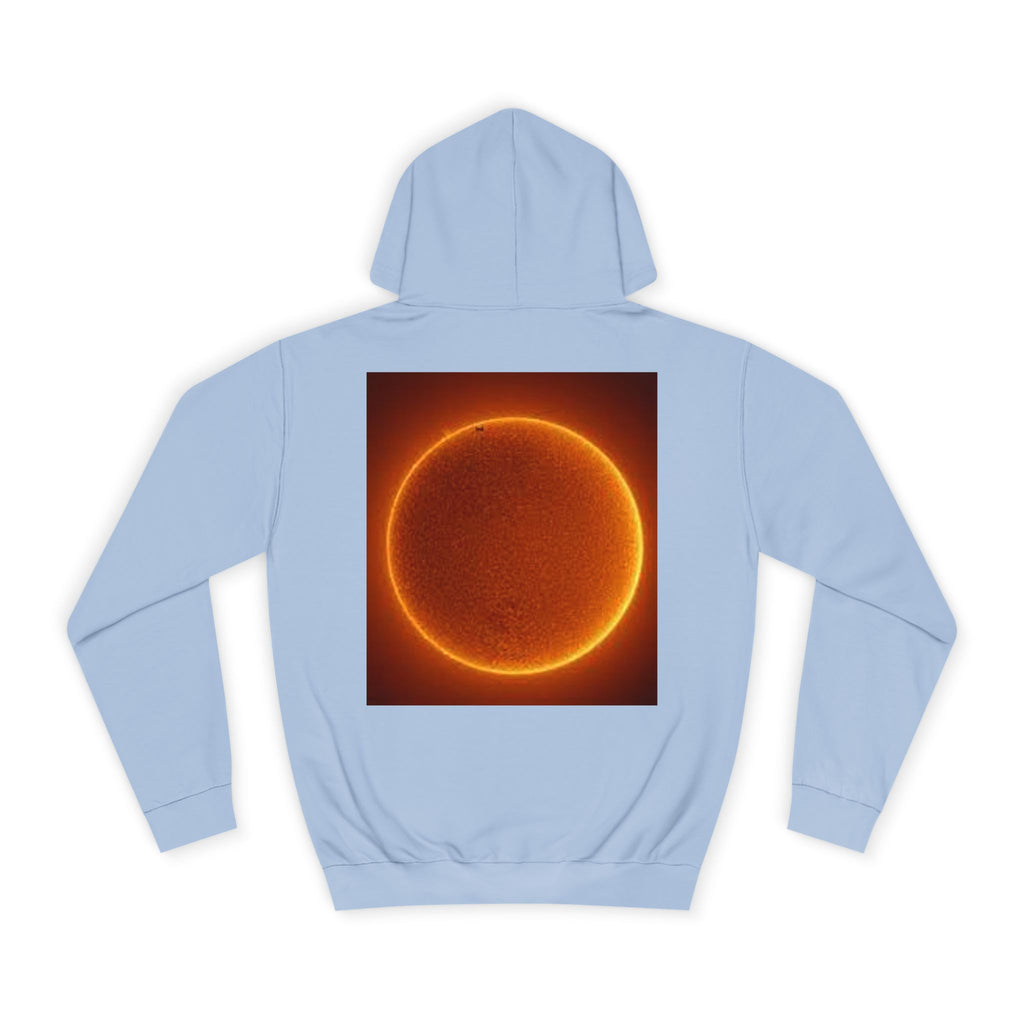 Fiery Solar Ring Hoodie | Sun Eclipse Graphic, Space Astronomy Sweatshirt