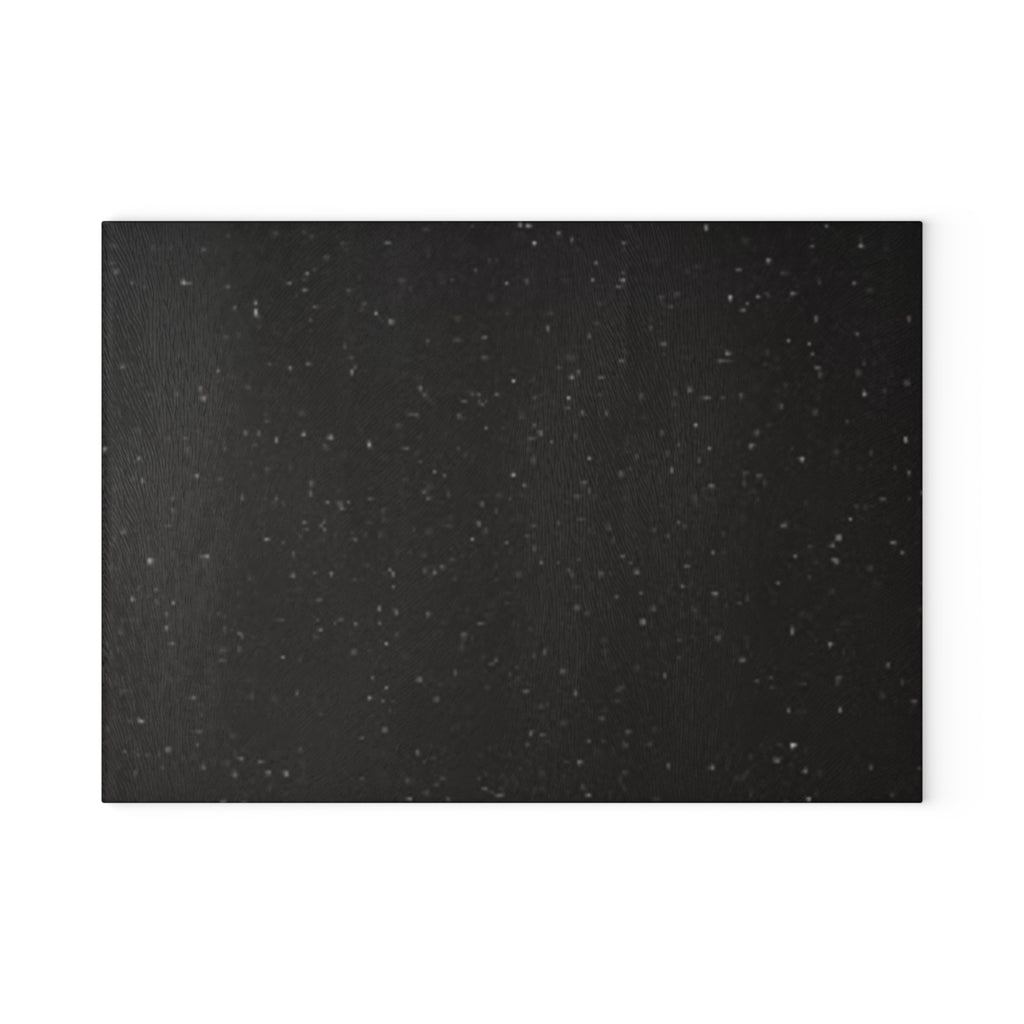 Black Speckled Pattern Glass Cutting Board | Tempered Kitchen Countertop Protector