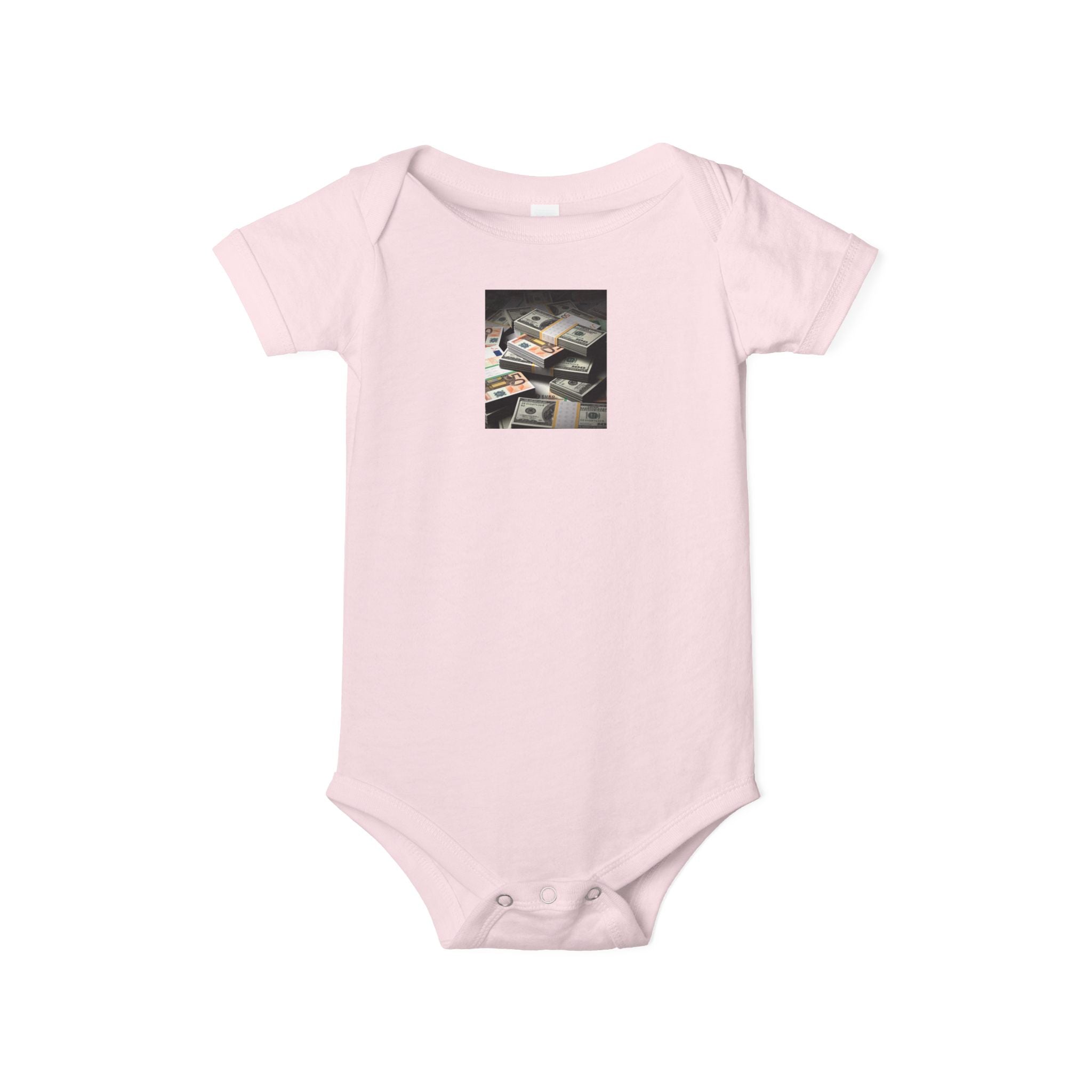 Grenouillère Bébé Liasse De Billets | Imprimé Photo Body Pour Bébé