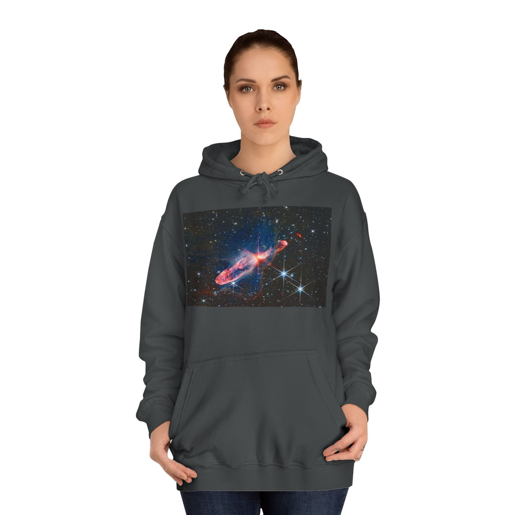 Nebula Space Photo Hoodie | Cosmic Galaxy Stars Astronautic Design