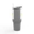 Gold Letter V Monogram Travel Mug | 40oz Insulated Tumbler