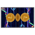 Litecoin Crypto Coins Tablet Folio Case | Cryptocurrency Design, Digital Market Graphics