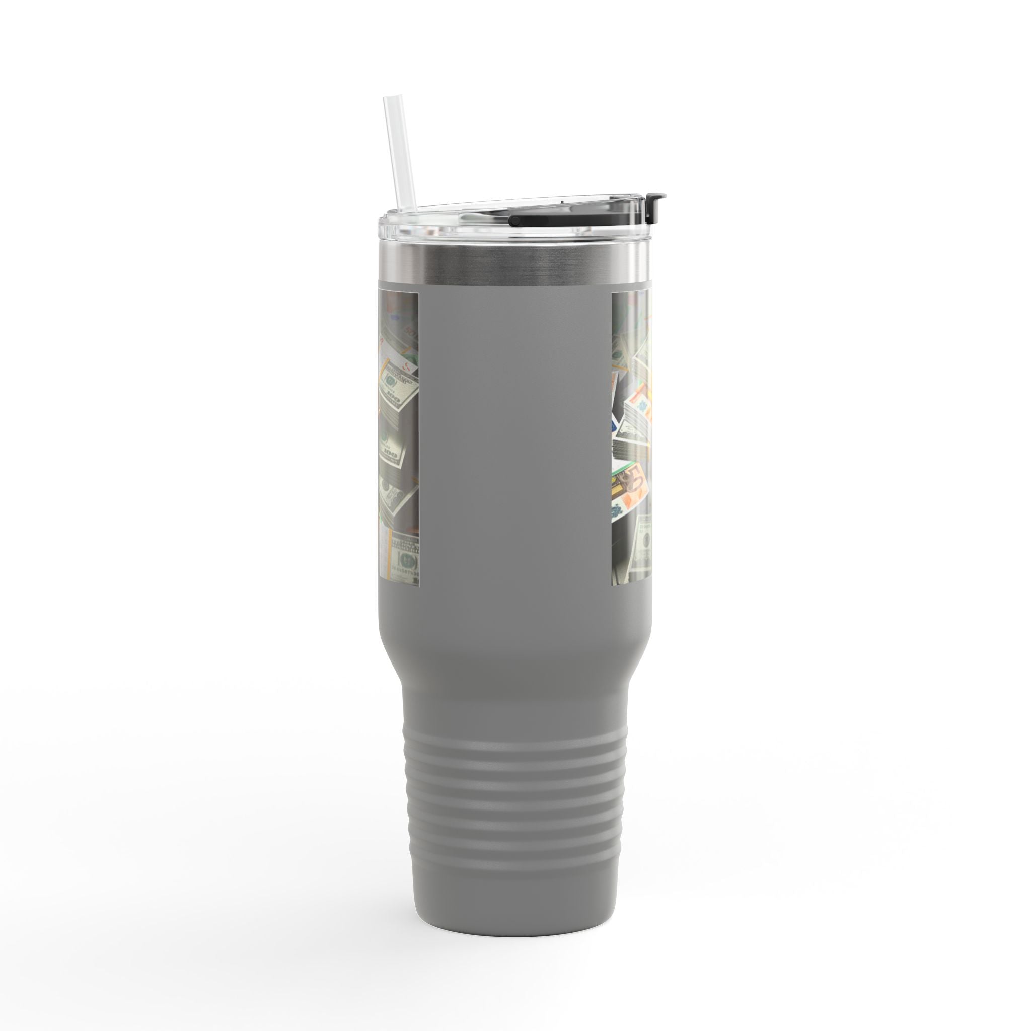 Stacked Cash Money design Insulated Travel Mug | 40oz