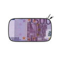 Euro Banknote Passport Wallet | 500 Euro Print Travel Document Holder
