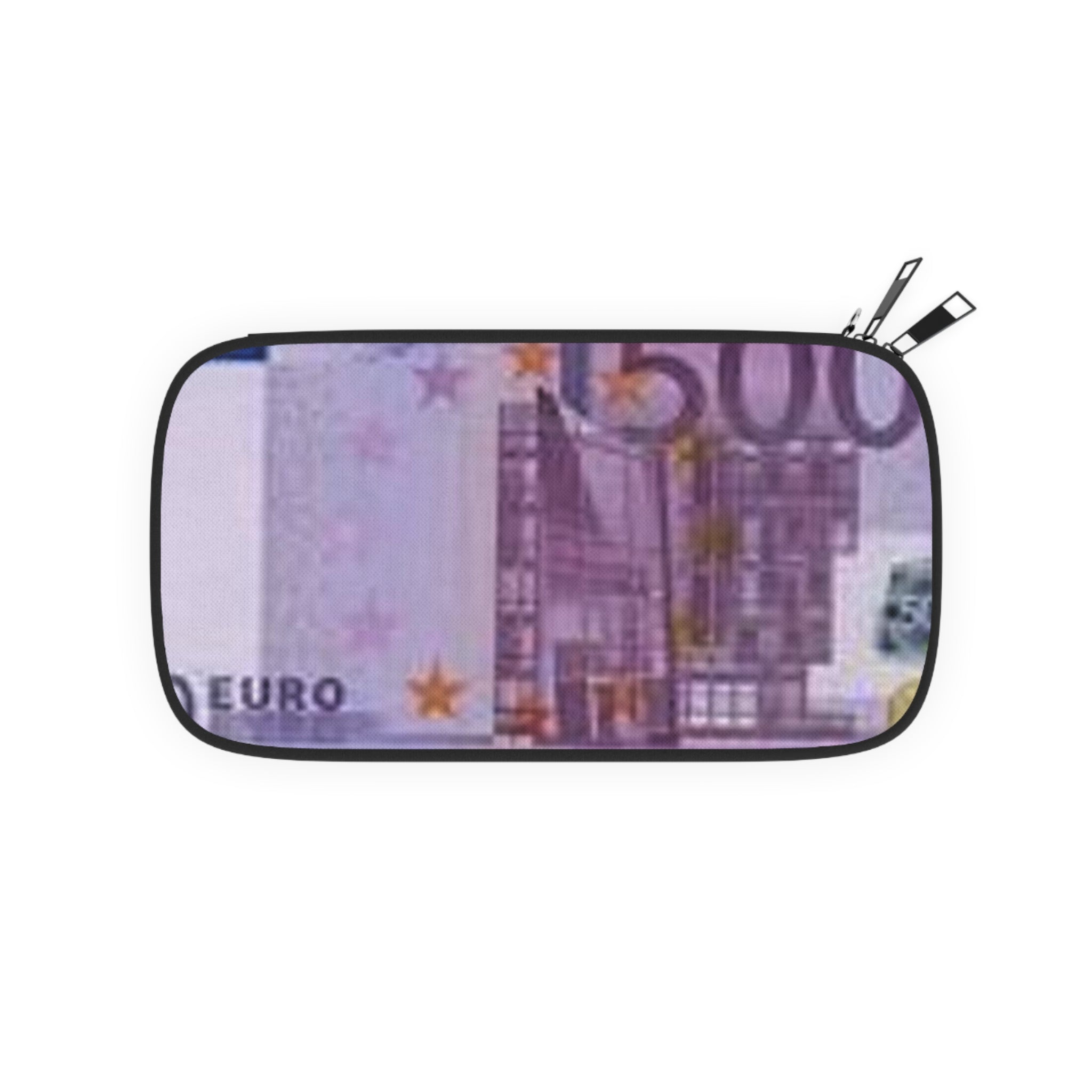 Euro Banknote Passport Wallet | 500 Euro Print Travel Document Holder