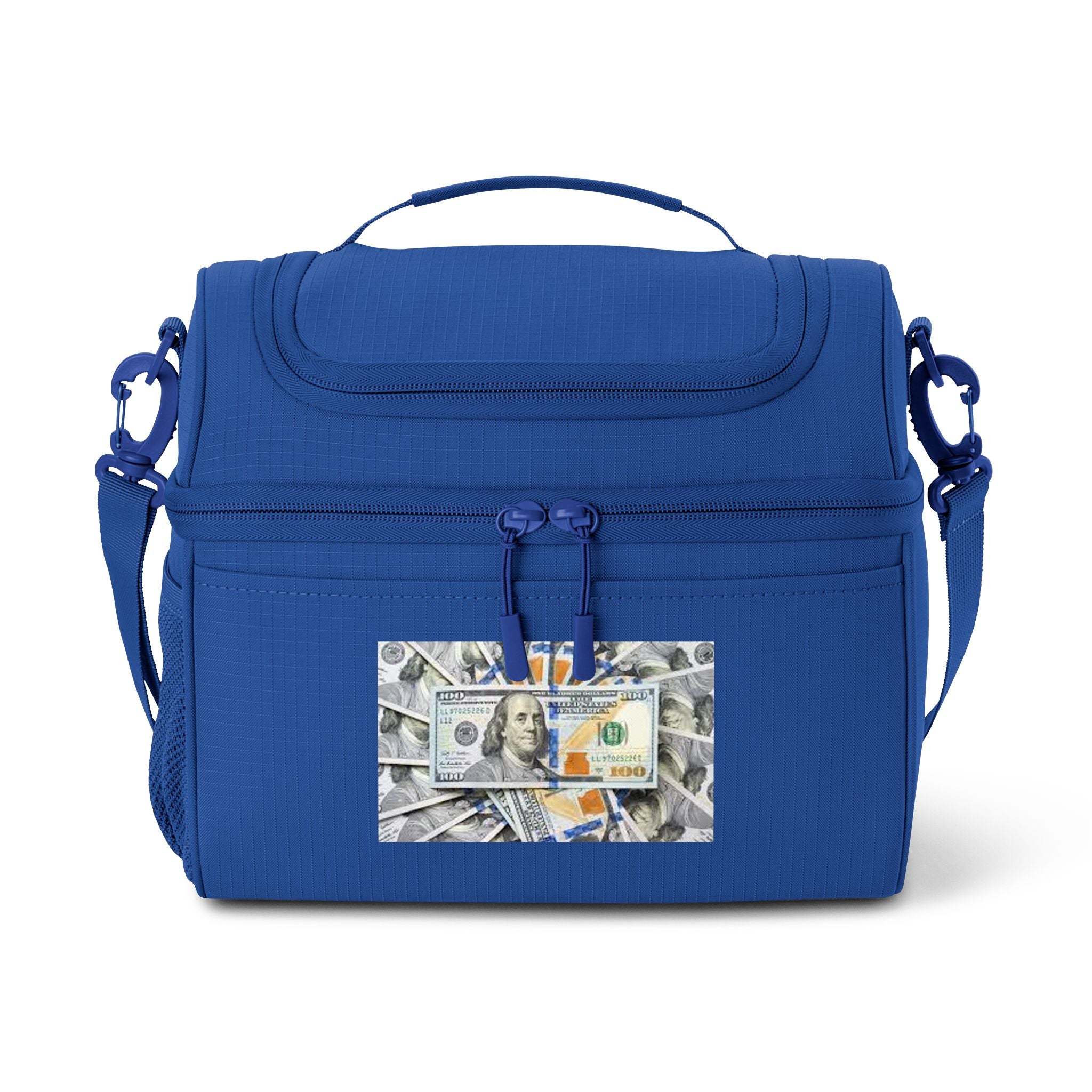 Hundred Dollar Bill Cooler Bag | Insulated Lunch Tote, Money Print