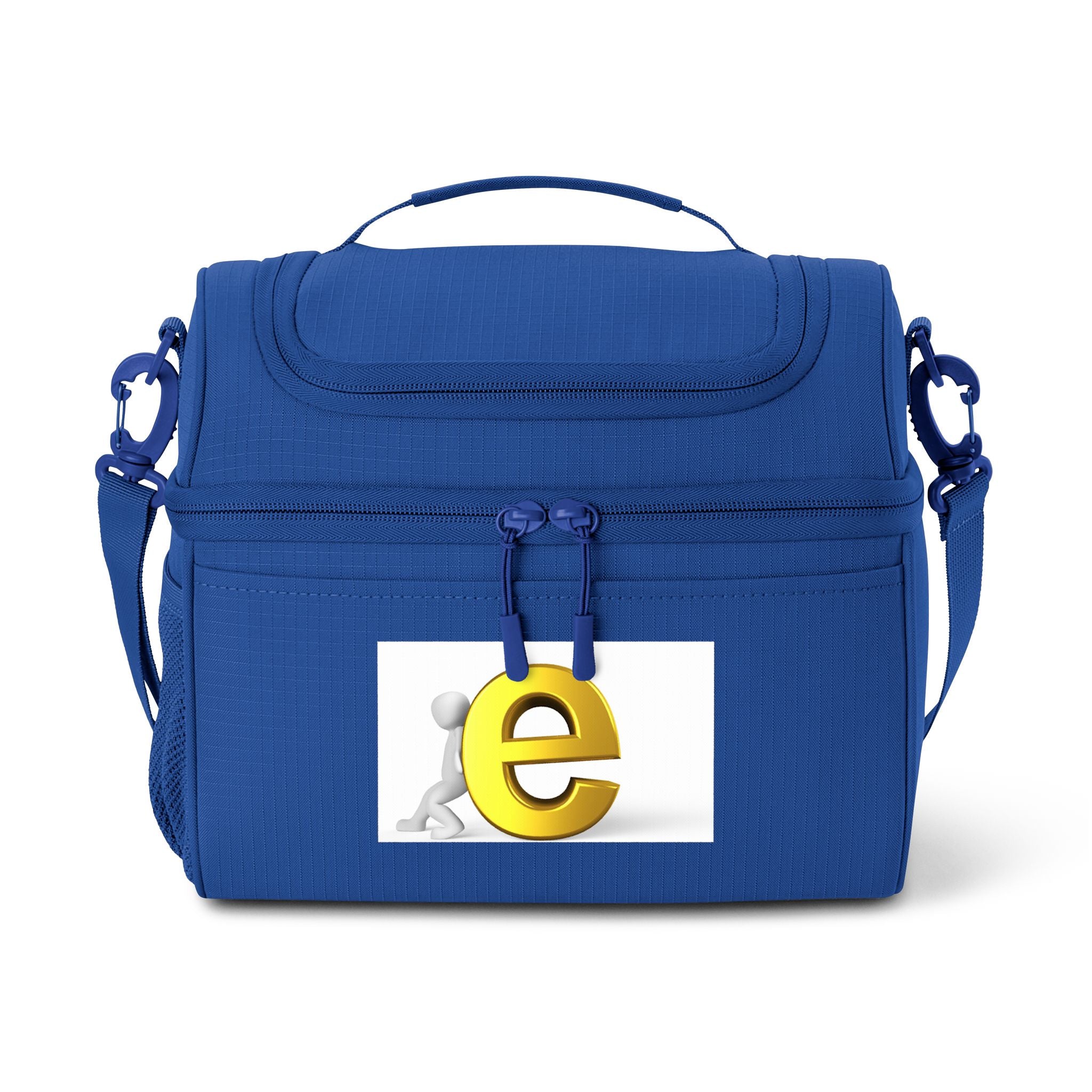 Sac isotherme 3D Yellow e Logo | Sac à déjeuner isotherme, bandoulière