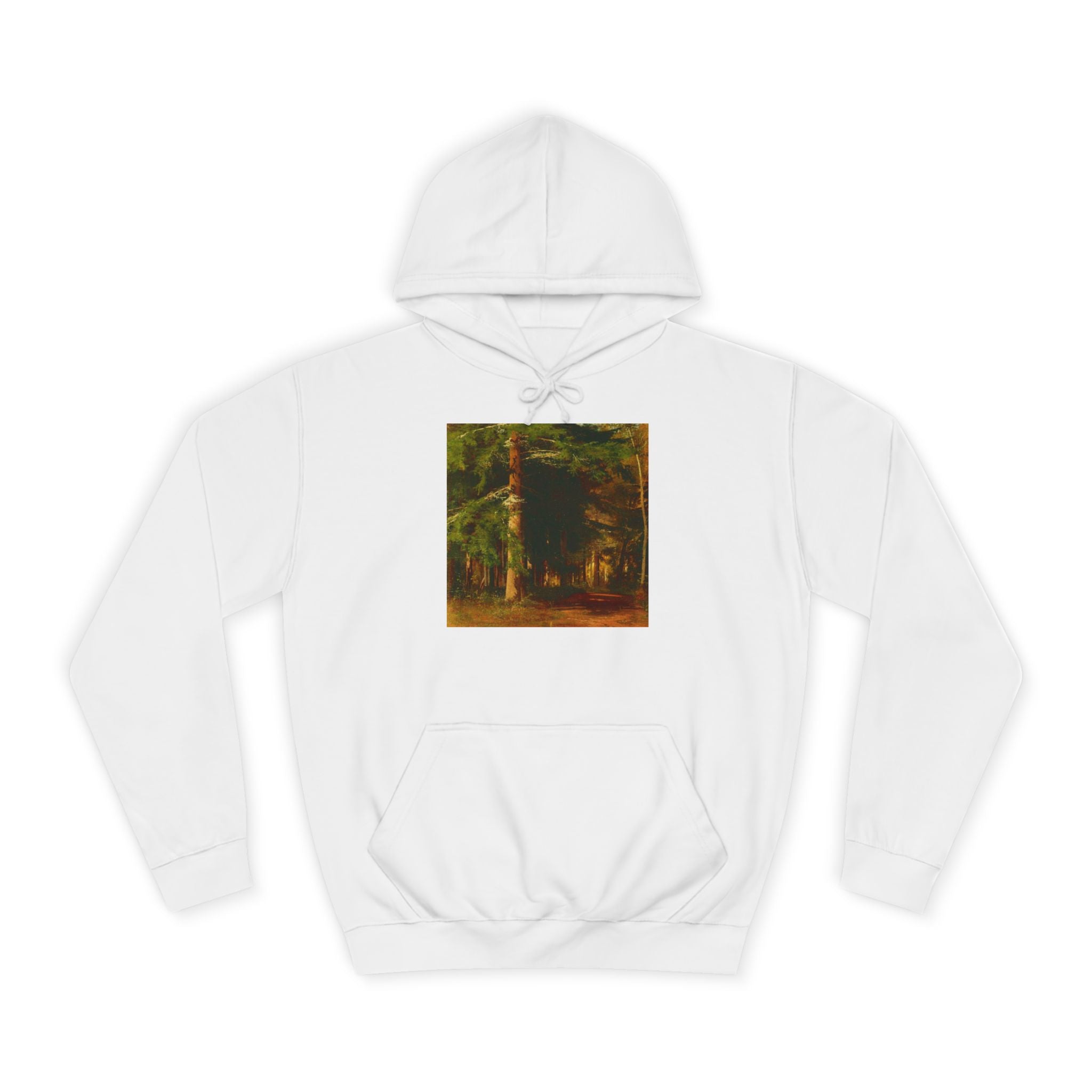 Forest Painting Hoodie | Vintage Woodland Trees Sweatshirt