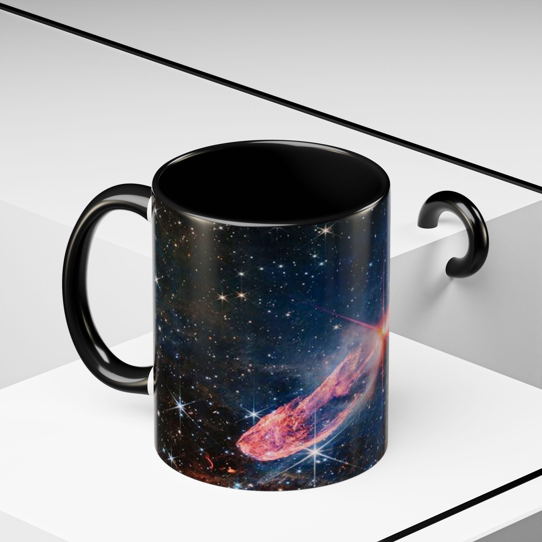 Mug à café motif nébuleuse cosmique galaxie | Scène astronomique étoiles de l'espace