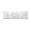 Alphabet Stitch Pattern Body Pillow | Typographic Nursery Decor