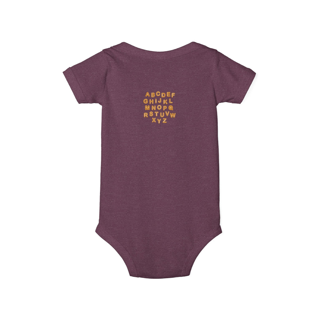 Handwritten Alphabet Infant Onesie | Baby Bodysuit