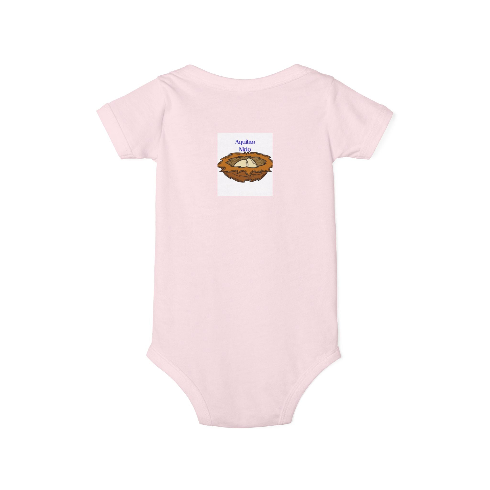 Baby Bird Nest Onesie | Infant One Piece with Nest Illustration