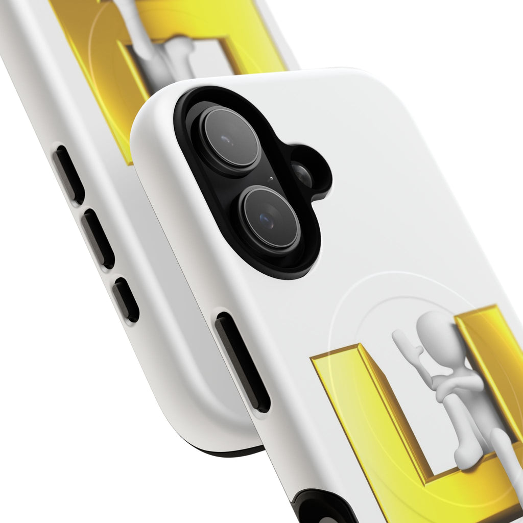 Gold Letter H Climber Phone Case | Tough Magnetic Case