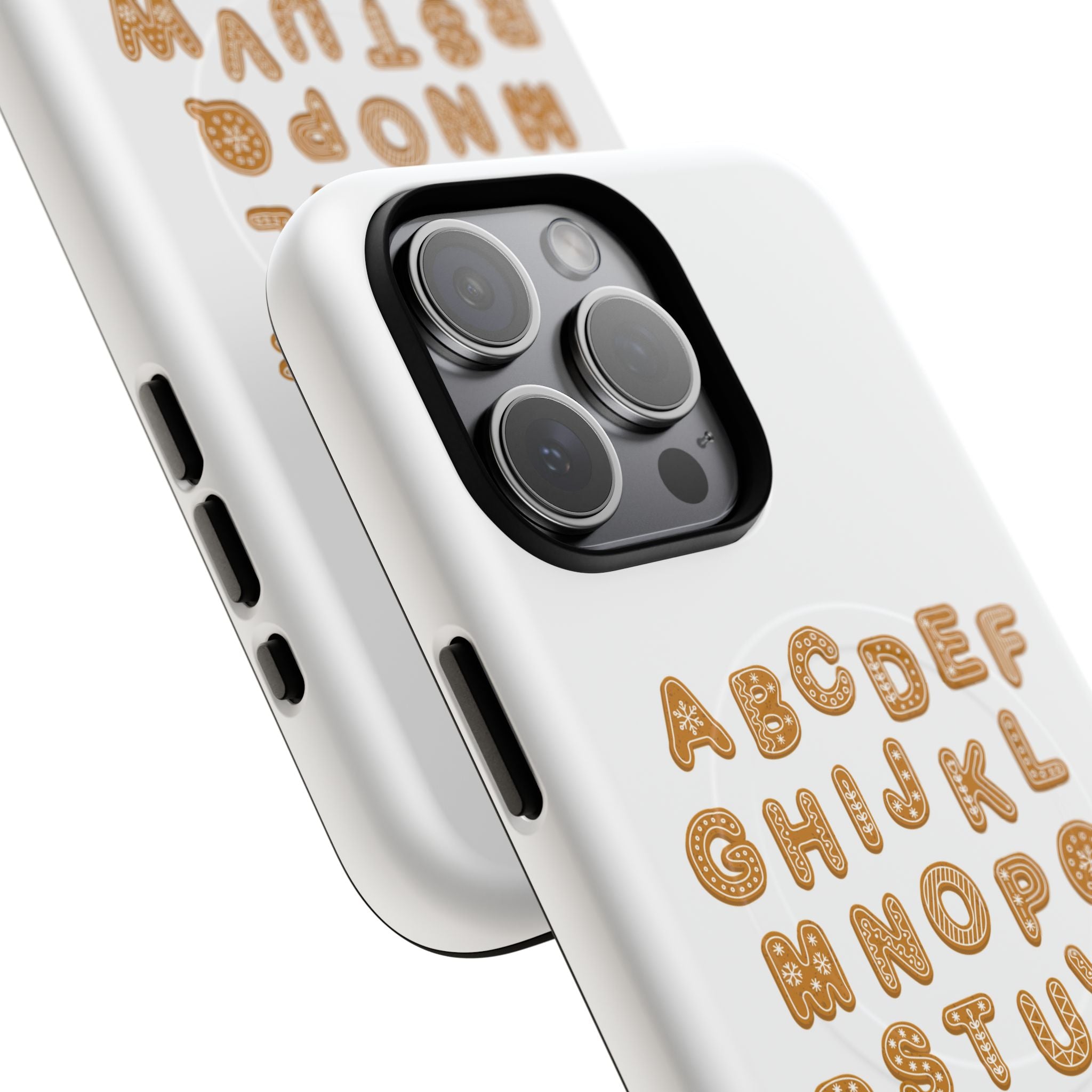 Cookie Alphabet Phone Case | Tough Magnetic Case, Cute Lettering