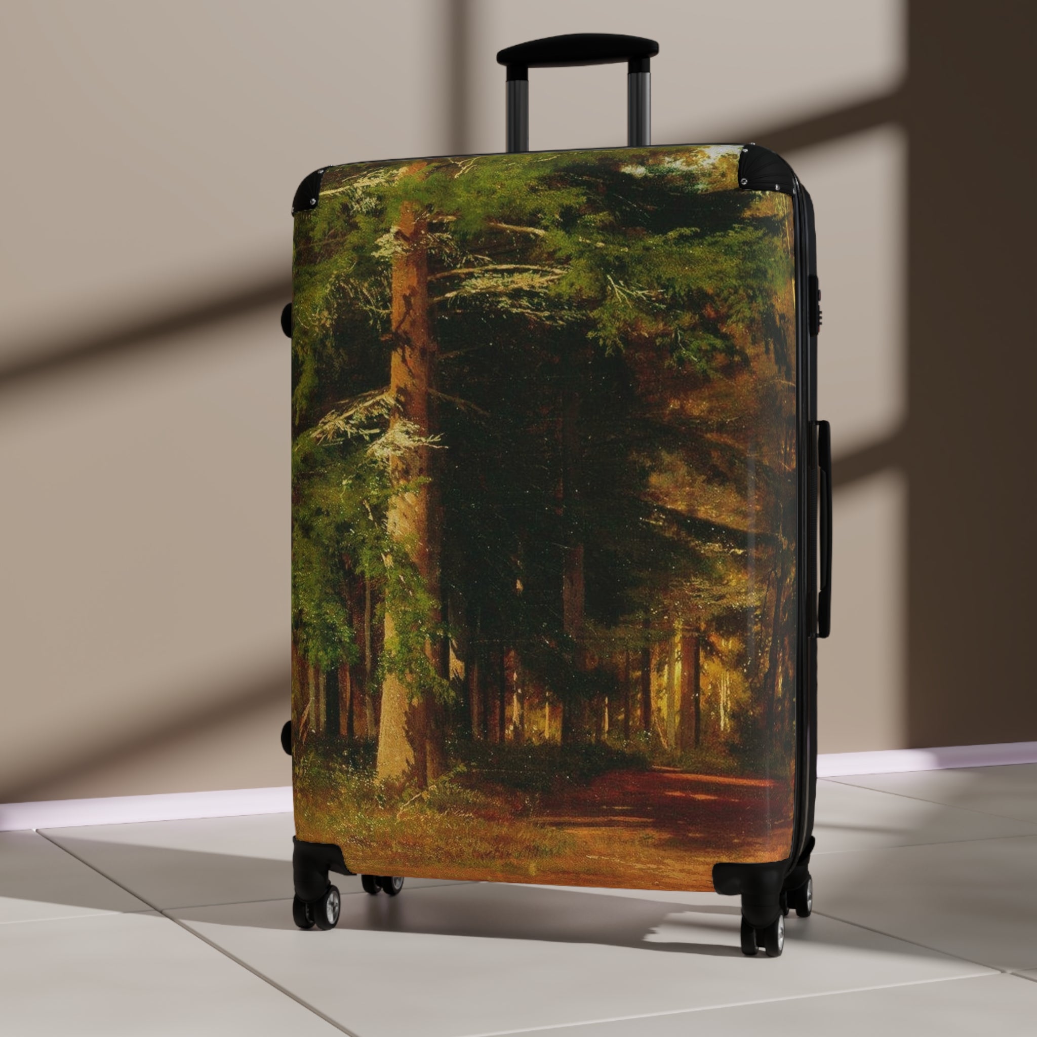 Forest Path Suitcase | Woodland Trees Luggage