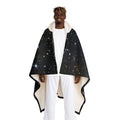 Galaxy Stars Hooded Blanket | Sherpa Fleece Hooded Blanket