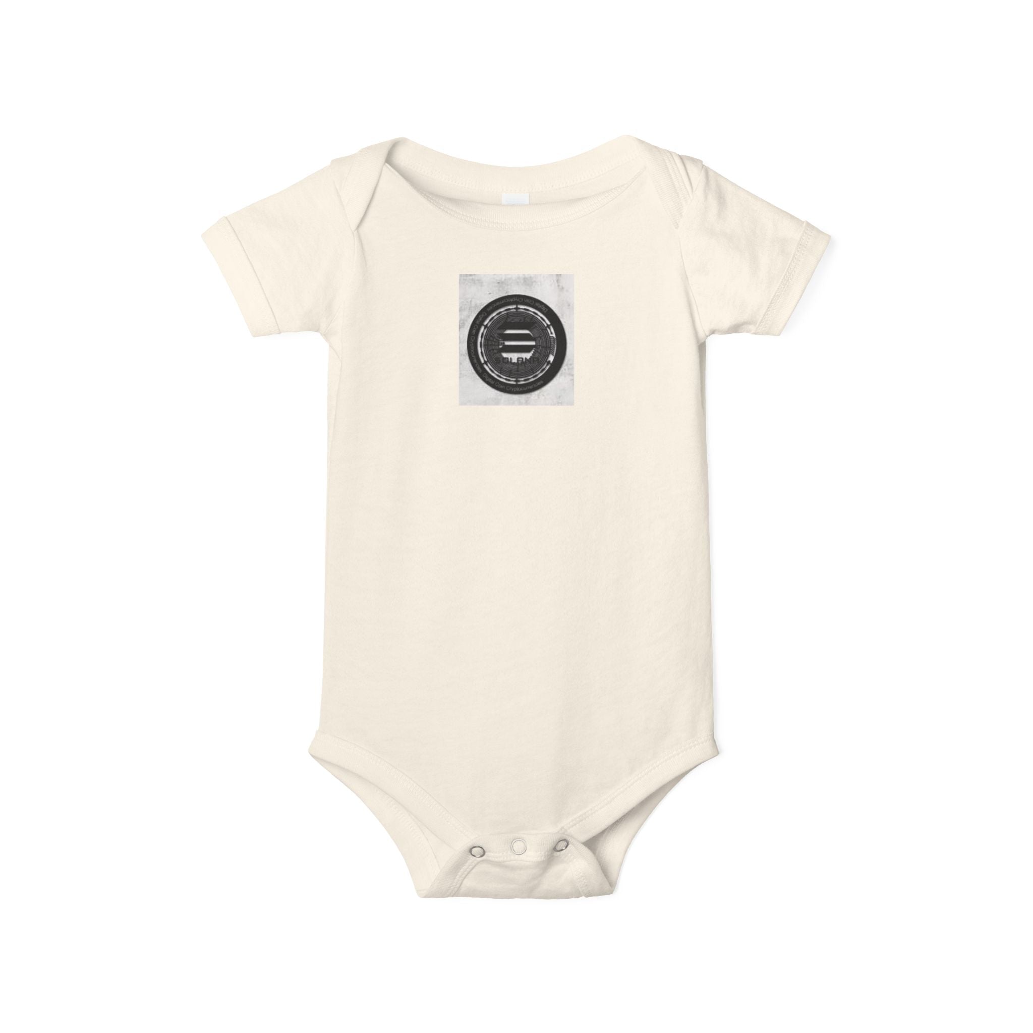 Body bébé Solana Cryptocurrency | Motif monochrome