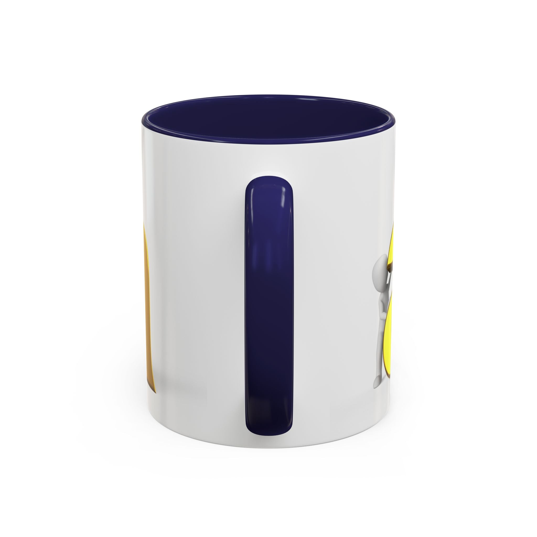 Gold Letter A Monogram Mug | Accent Coffee Mug 11oz 15oz