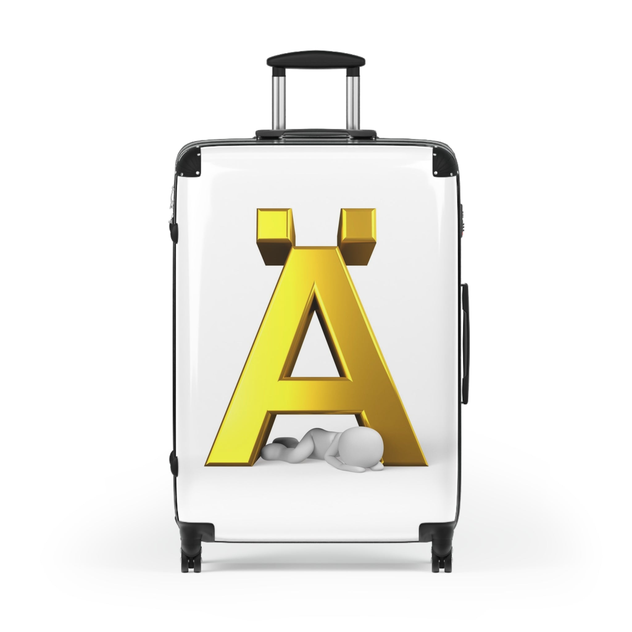 Valise Monogramme Or Lettre Ä | Bagage Personnalisé Initiales