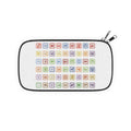 Colorful Keyboard Key Blocks Passport Wallet | Alphabet & Symbols Design
