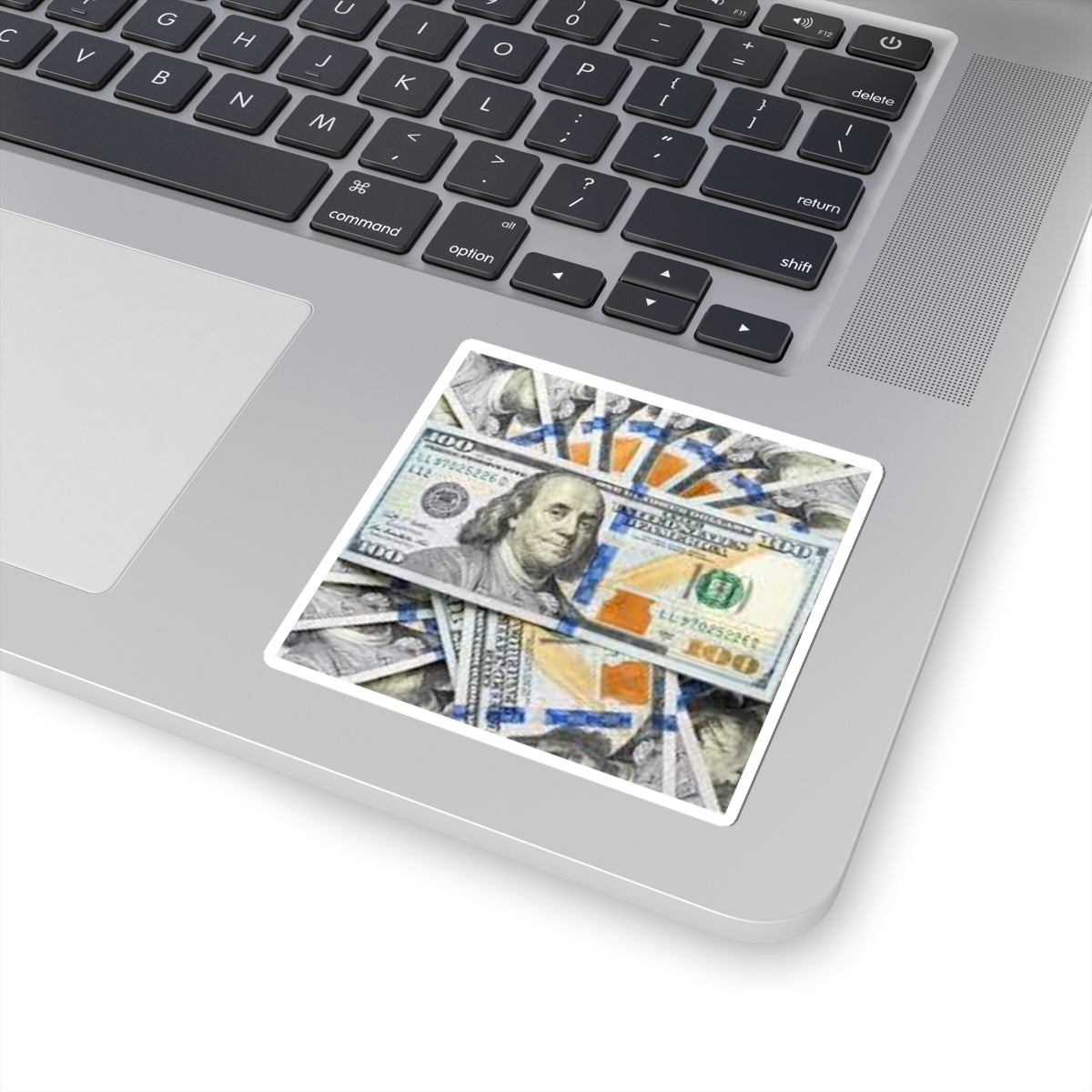 Stack of Hundred-Dollar Bill Sticker | Money Cash Graphic Kiss-Cut Sticker