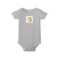 Gold Letter O Infant Jersey One Piece | Baby Bodysuit