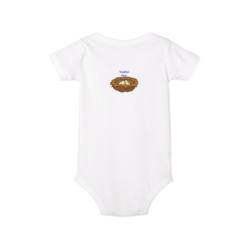 Baby Bird Nest Onesie | Infant One Piece with Nest Illustration